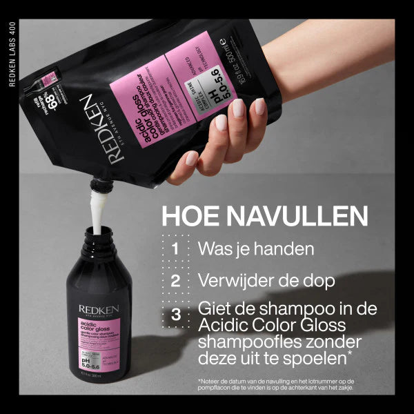 Refill Acidic color gloss shampoo 500 ml